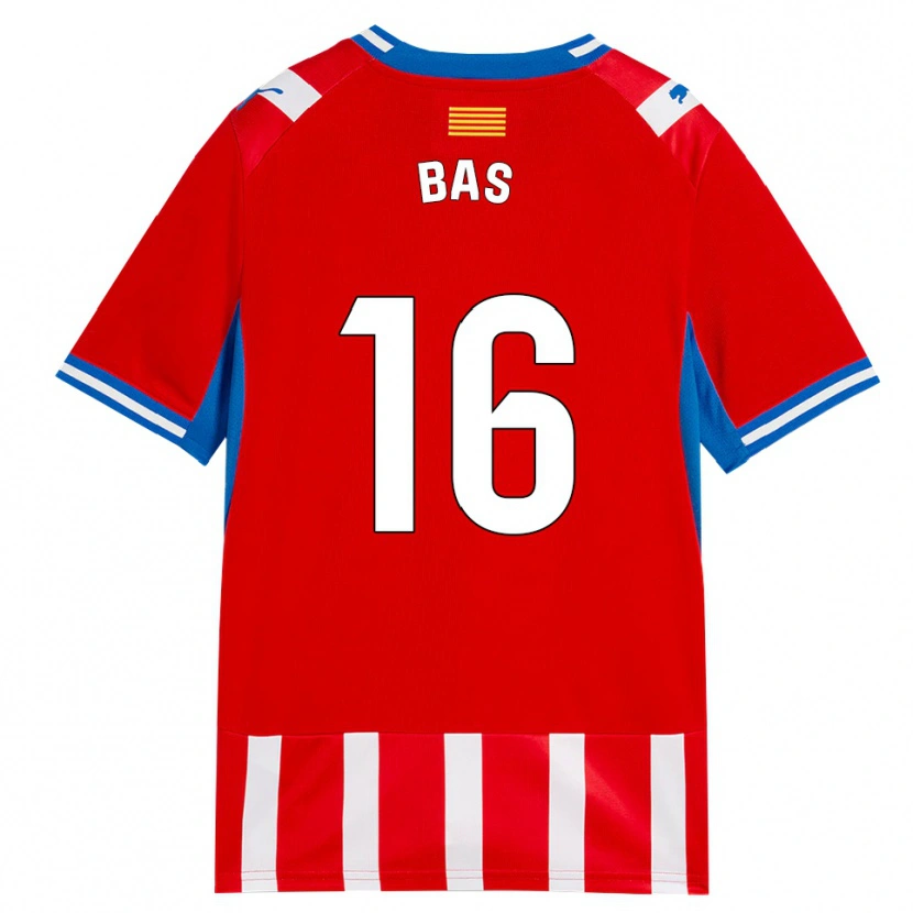 Danxen Kinder Jordi Bas #16 Rot Weiß Himmelblau Heimtrikot Trikot 2026/27 T-Shirt Österreich
