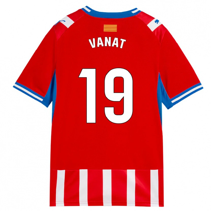 Danxen Kinder Vladyslav Vanat #19 Rot Weiß Himmelblau Heimtrikot Trikot 2026/27 T-Shirt Österreich