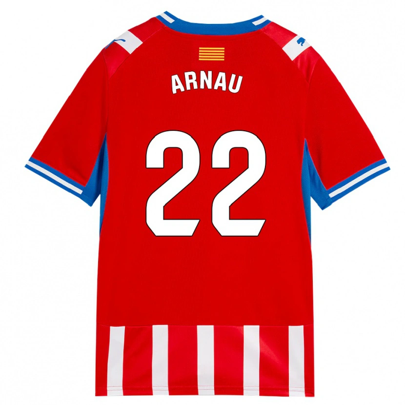 Danxen Kinder Pol Arnau #22 Rot Weiß Himmelblau Heimtrikot Trikot 2026/27 T-Shirt Österreich