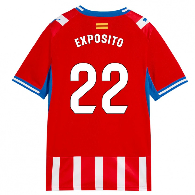 Danxen Kinder Samu Exposito #22 Rot Weiß Himmelblau Heimtrikot Trikot 2026/27 T-Shirt Österreich