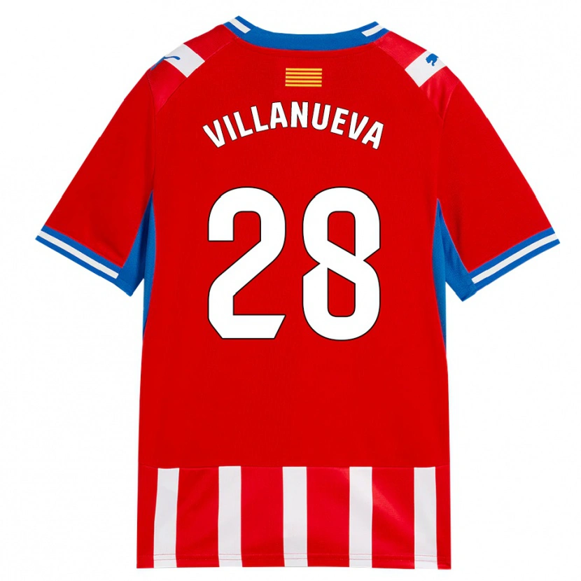 Danxen Kinder Pablo Villanueva #28 Rot Weiß Himmelblau Heimtrikot Trikot 2026/27 T-Shirt Österreich