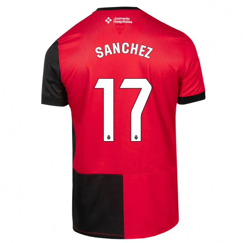 Danxen Kinder Avelino Sánchez #17 Schwarz Rot Weiß Heimtrikot Trikot 2026/27 T-Shirt Österreich