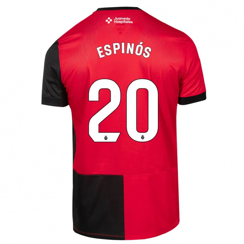 Danxen Kinder Nico Espinós #20 Schwarz Rot Weiß Heimtrikot Trikot 2026/27 T-Shirt Österreich
