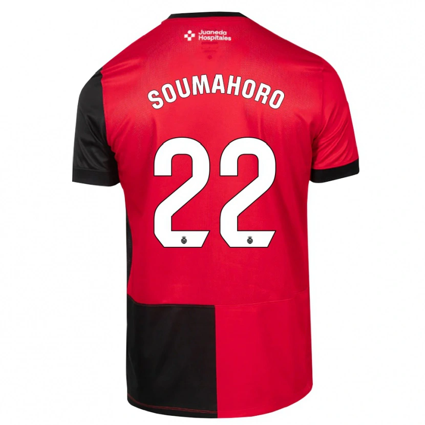 Danxen Kinder Aboubaka Soumahoro #22 Schwarz Rot Weiß Heimtrikot Trikot 2026/27 T-Shirt Österreich