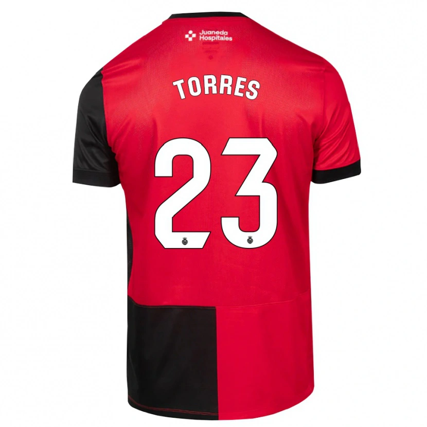 Danxen Kinder Iker Torres #23 Schwarz Rot Weiß Heimtrikot Trikot 2026/27 T-Shirt Österreich