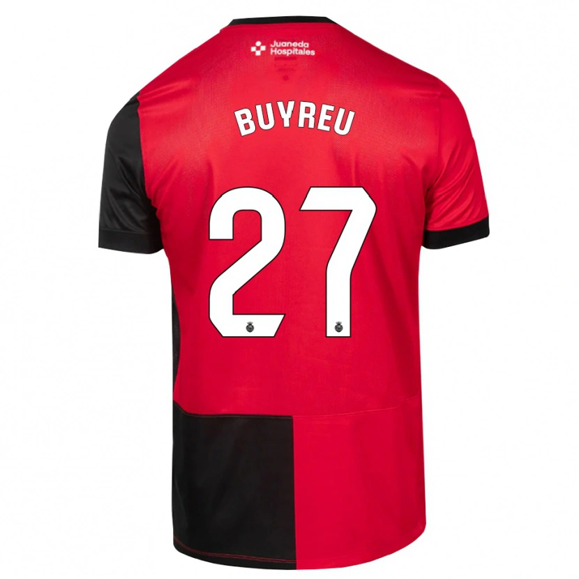 Danxen Kinder Jan Buyreu #27 Schwarz Rot Weiß Heimtrikot Trikot 2026/27 T-Shirt Österreich