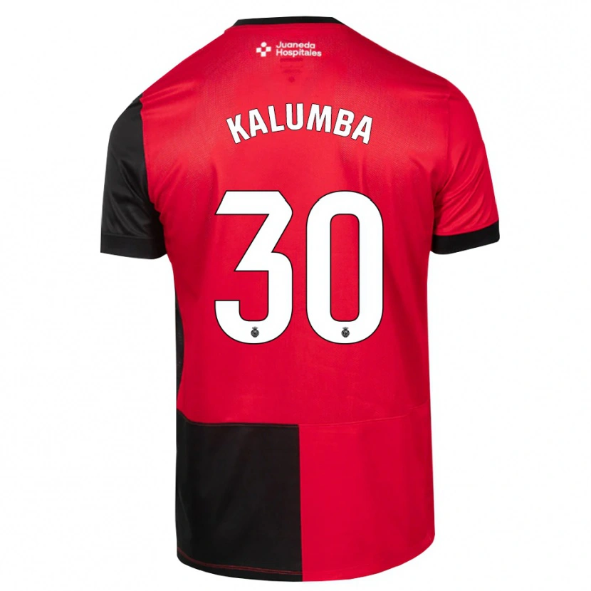 Danxen Kinder Justin Kalumba #30 Schwarz Rot Weiß Heimtrikot Trikot 2026/27 T-Shirt Österreich
