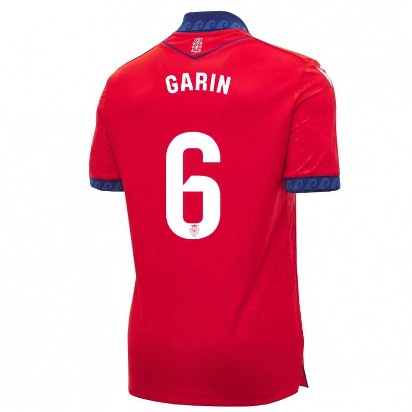 Danxen Kinder Xabi Garin #6 Rot Marineblau Weiß Heimtrikot Trikot 2026/27 T-Shirt Österreich