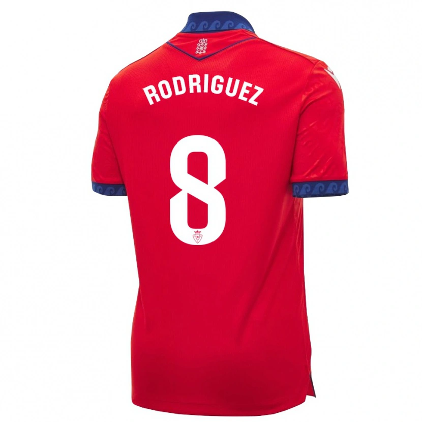 Danxen Kinder Vanessa Rodríguez Iribarren #8 Rot Marineblau Weiß Heimtrikot Trikot 2026/27 T-Shirt Österreich