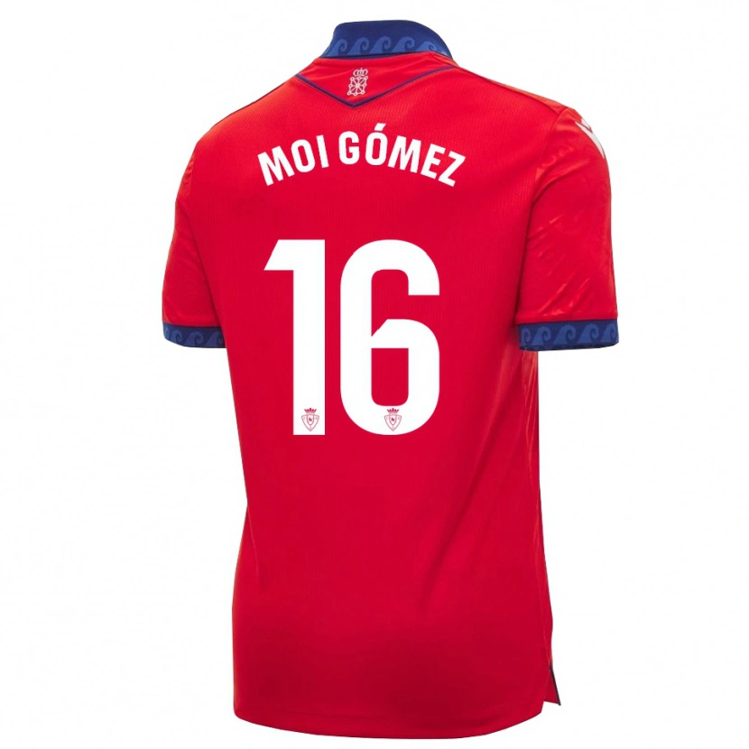 Danxen Kinder Moi Gómez #16 Rot Marineblau Weiß Heimtrikot Trikot 2026/27 T-Shirt Österreich