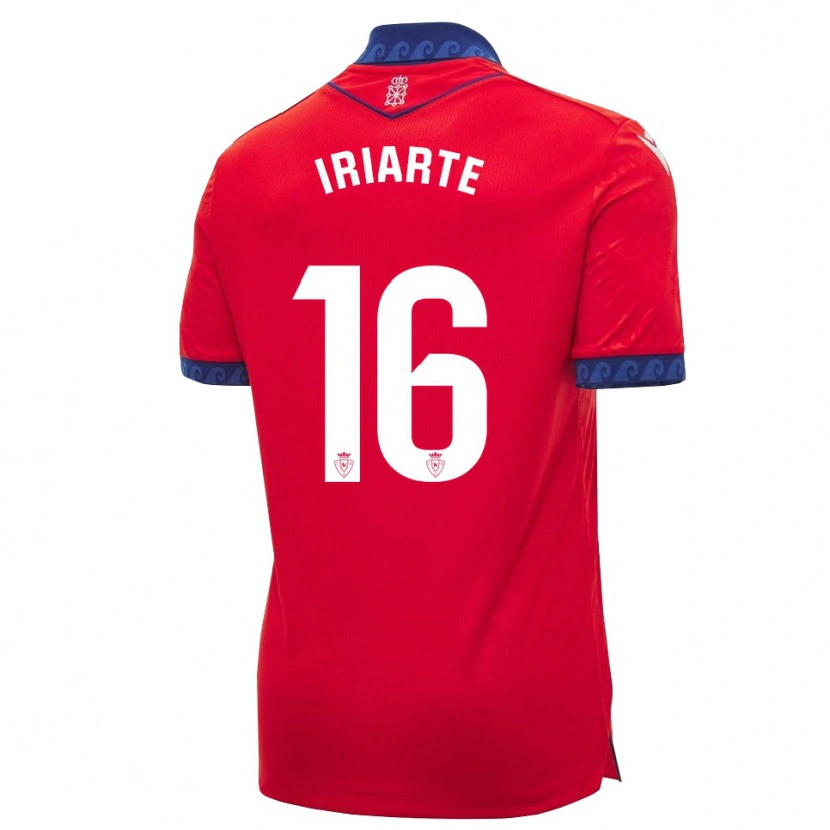 Danxen Kinder Hodei Iriarte #16 Rot Marineblau Weiß Heimtrikot Trikot 2026/27 T-Shirt Österreich