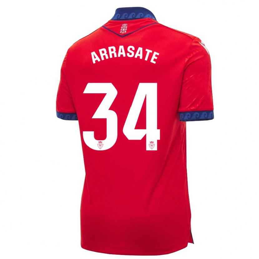 Danxen Kinder Ibai Arrasate #34 Rot Marineblau Weiß Heimtrikot Trikot 2026/27 T-Shirt Österreich
