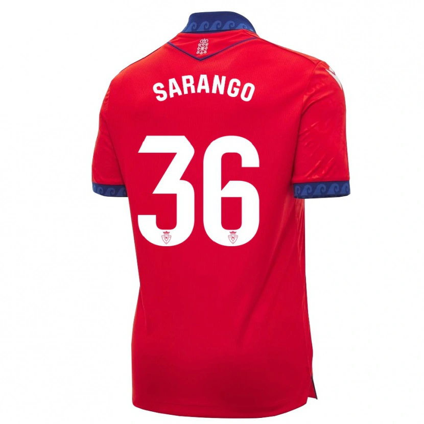 Danxen Kinder Kepa Sarango #36 Rot Marineblau Weiß Heimtrikot Trikot 2026/27 T-Shirt Österreich