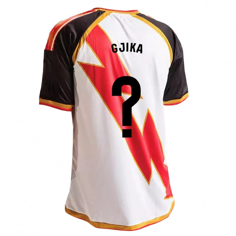 Danxen Kinder Elidon Gjika #0 Schwarz Rot Weiß Gold Heimtrikot Trikot 2026/27 T-Shirt Österreich