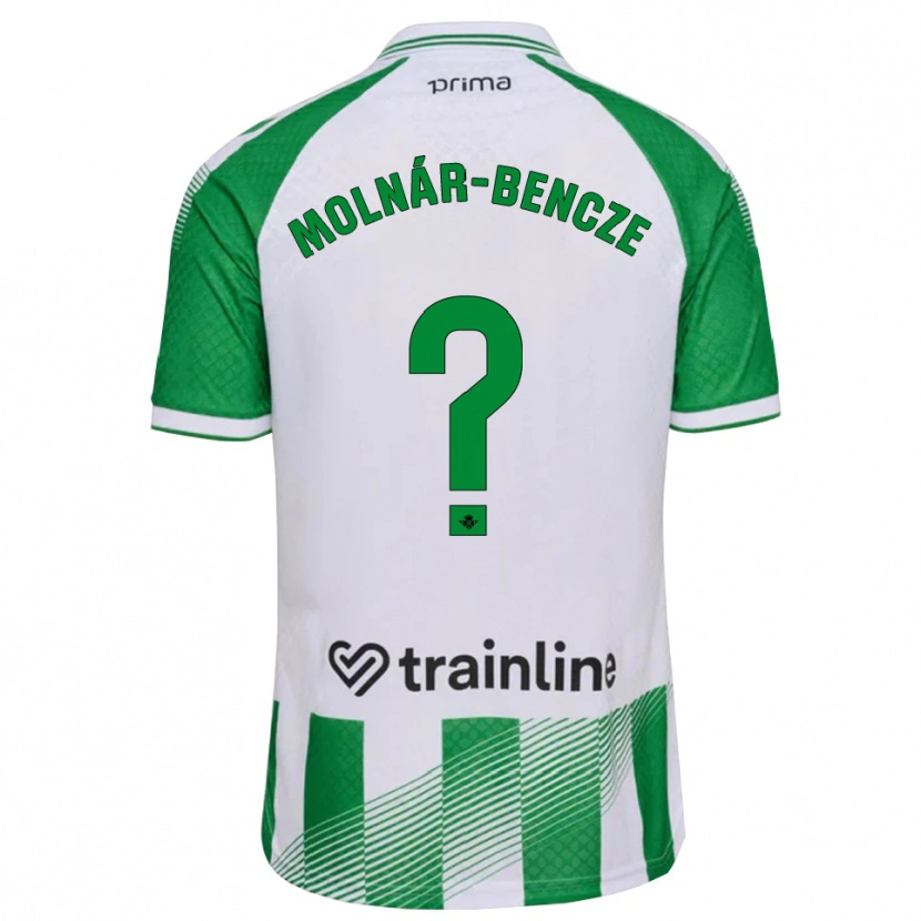 Danxen Kinder Zsombor Molnár-Bencze #0 Hellgrün Schwarz Weiß Heimtrikot Trikot 2026/27 T-Shirt Österreich