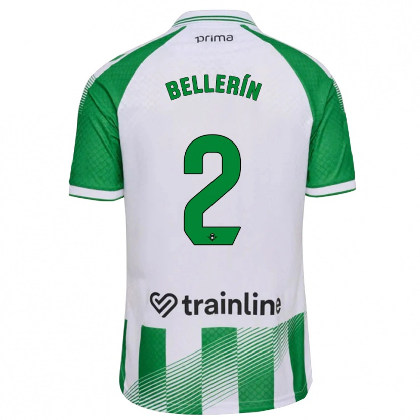 Danxen Kinder Héctor Bellerín #2 Hellgrün Schwarz Weiß Heimtrikot Trikot 2026/27 T-Shirt Österreich