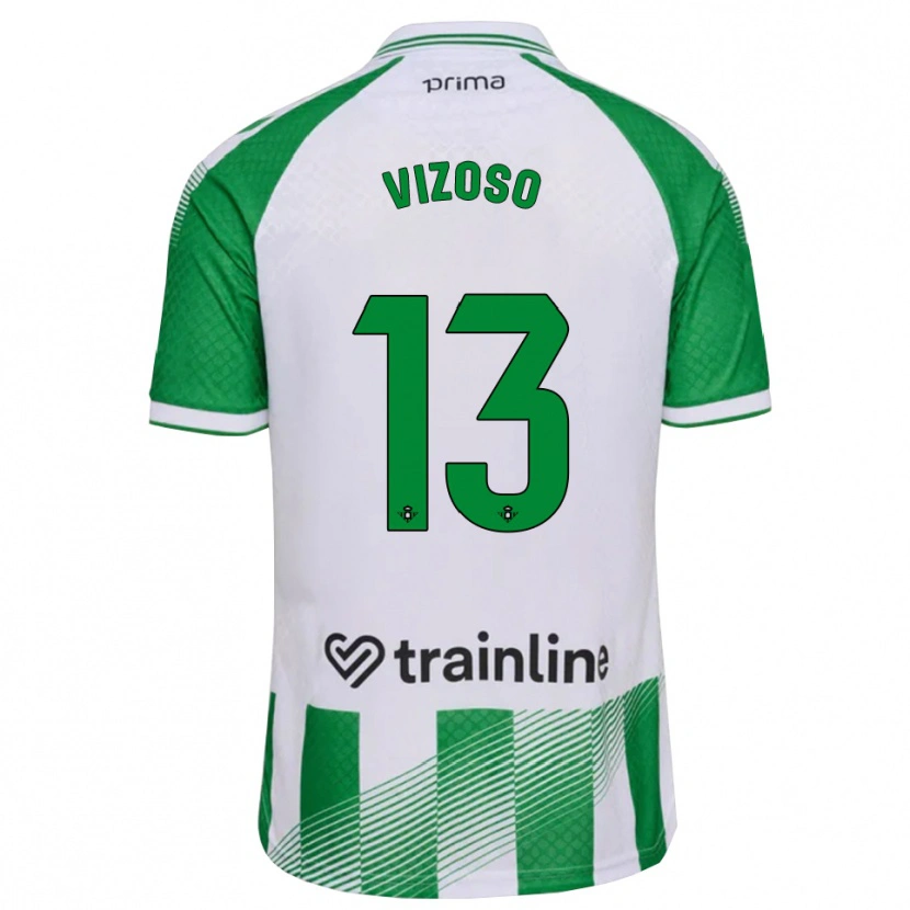 Danxen Kinder Paula Vizoso #13 Hellgrün Schwarz Weiß Heimtrikot Trikot 2026/27 T-Shirt Österreich