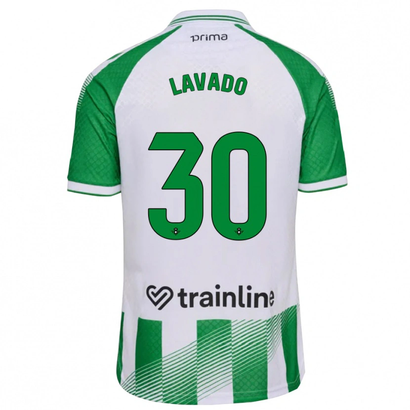 Danxen Kinder Víctor Lavado #30 Hellgrün Schwarz Weiß Heimtrikot Trikot 2026/27 T-Shirt Österreich