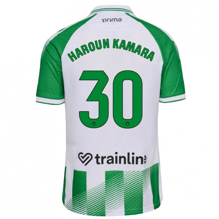 Danxen Kinder Miguel Haroun Kamara #30 Hellgrün Schwarz Weiß Heimtrikot Trikot 2026/27 T-Shirt Österreich