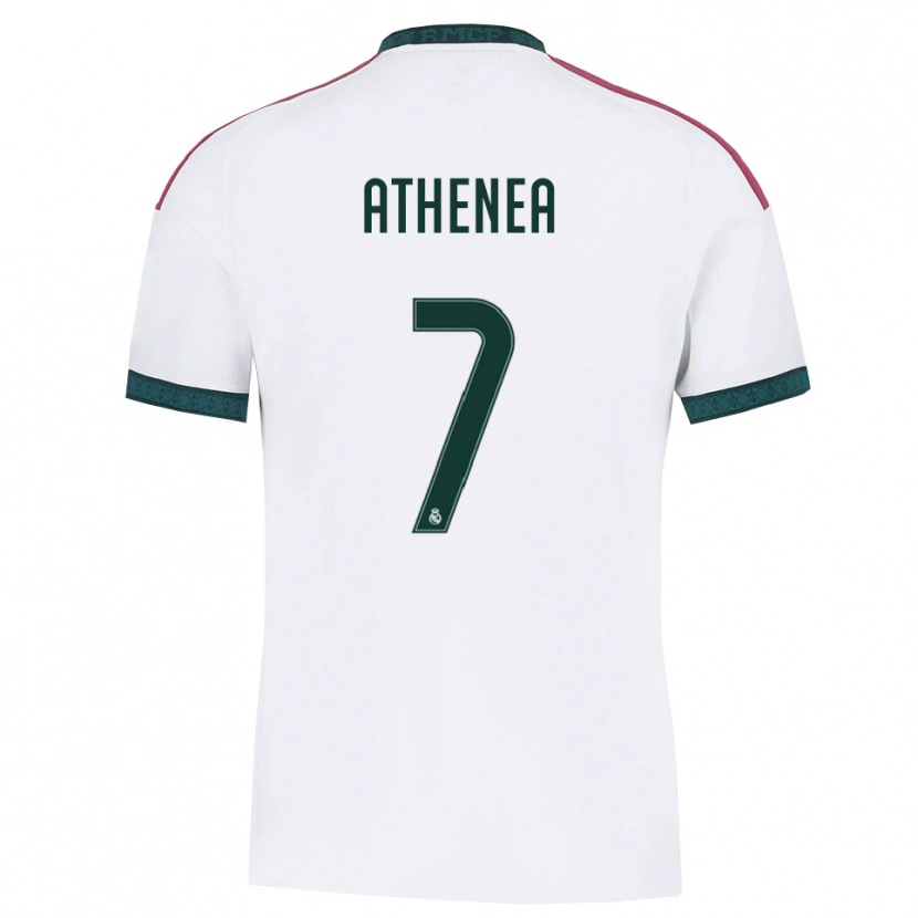 Danxen Kinder Athenea Del Castillo #7 Dunkelgrün Weiß Rot Heimtrikot Trikot 2026/27 T-Shirt Österreich