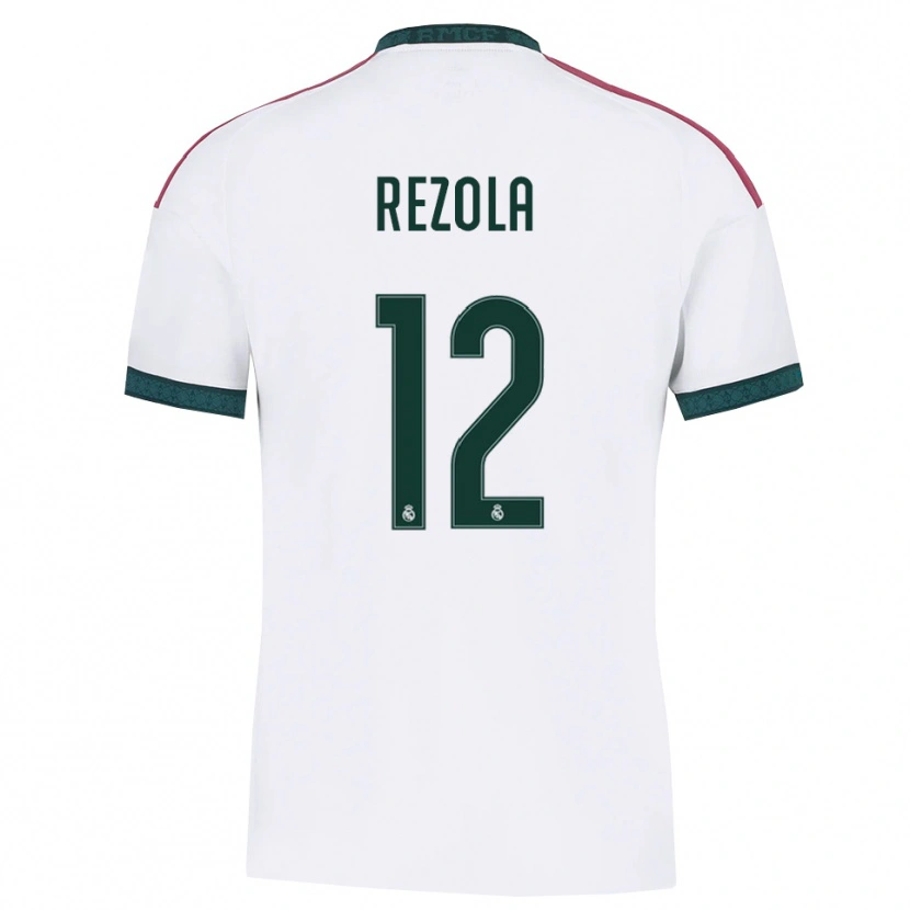 Danxen Kinder Manex Rezola #12 Dunkelgrün Weiß Rot Heimtrikot Trikot 2026/27 T-Shirt Österreich