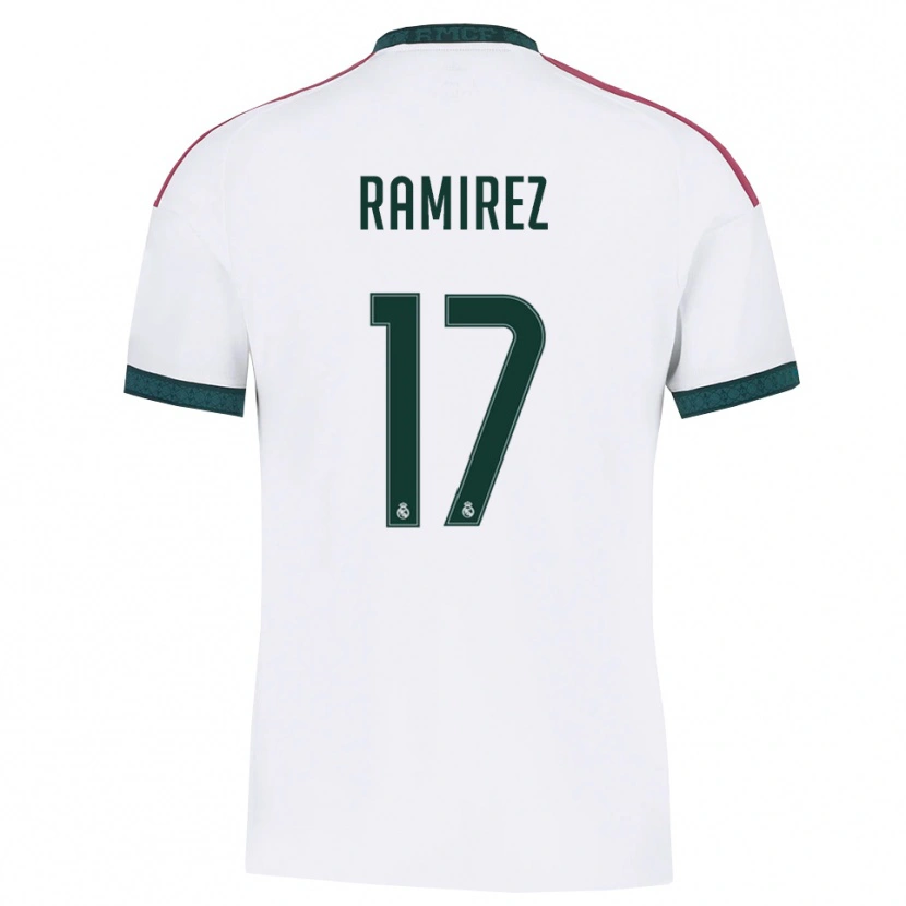 Danxen Kinder Darío Ramirez #17 Dunkelgrün Weiß Rot Heimtrikot Trikot 2026/27 T-Shirt Österreich