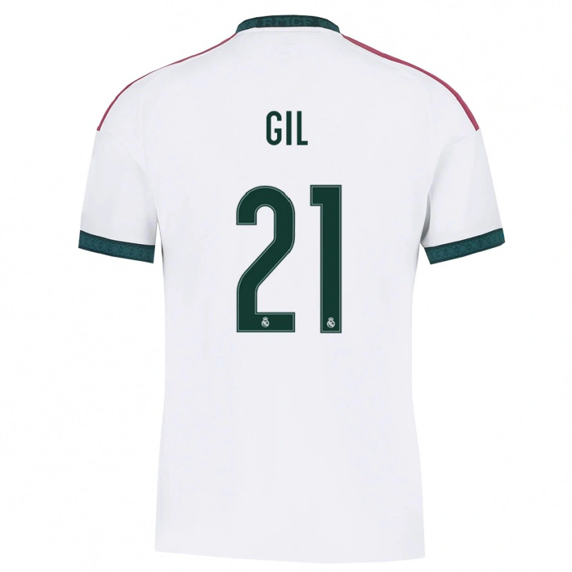 Danxen Kinder Iker Gil #21 Dunkelgrün Weiß Rot Heimtrikot Trikot 2026/27 T-Shirt Österreich