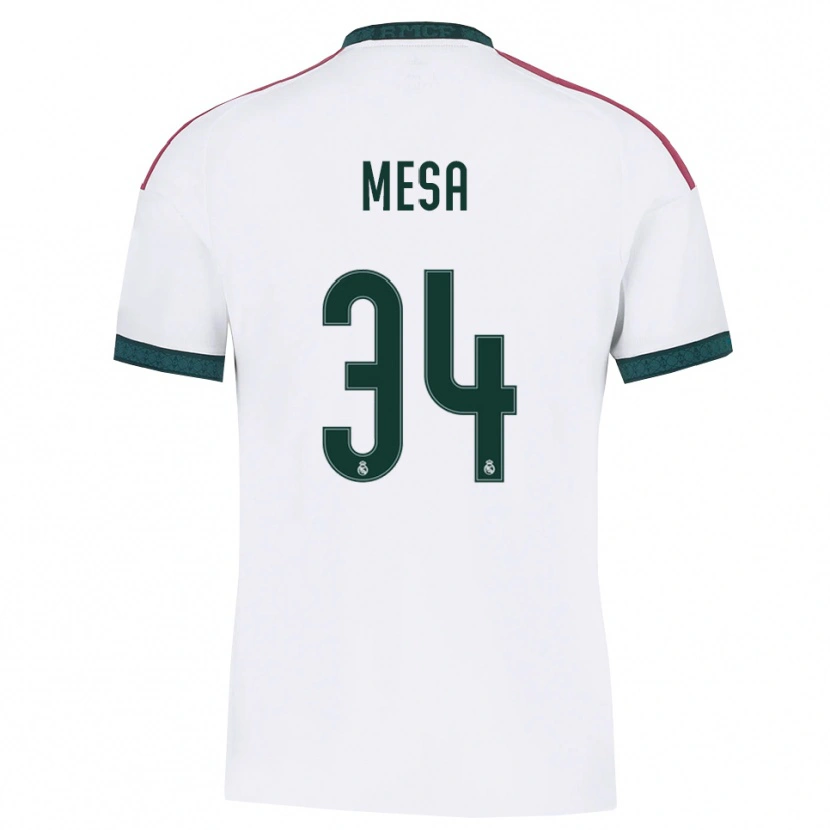 Danxen Kinder Óscar Mesa #34 Dunkelgrün Weiß Rot Heimtrikot Trikot 2026/27 T-Shirt Österreich