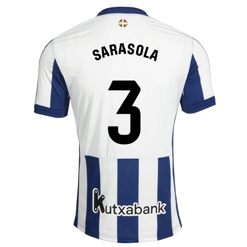 Danxen Kinder Izarne Sarasola Beain #3 Marineweiß Goldrute Heimtrikot Trikot 2026/27 T-Shirt Österreich