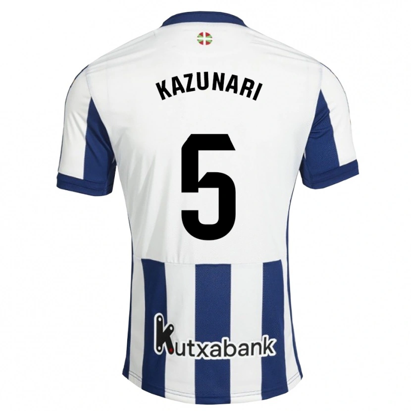Danxen Kinder Kazunari Kita #5 Marineweiß Goldrute Heimtrikot Trikot 2026/27 T-Shirt Österreich