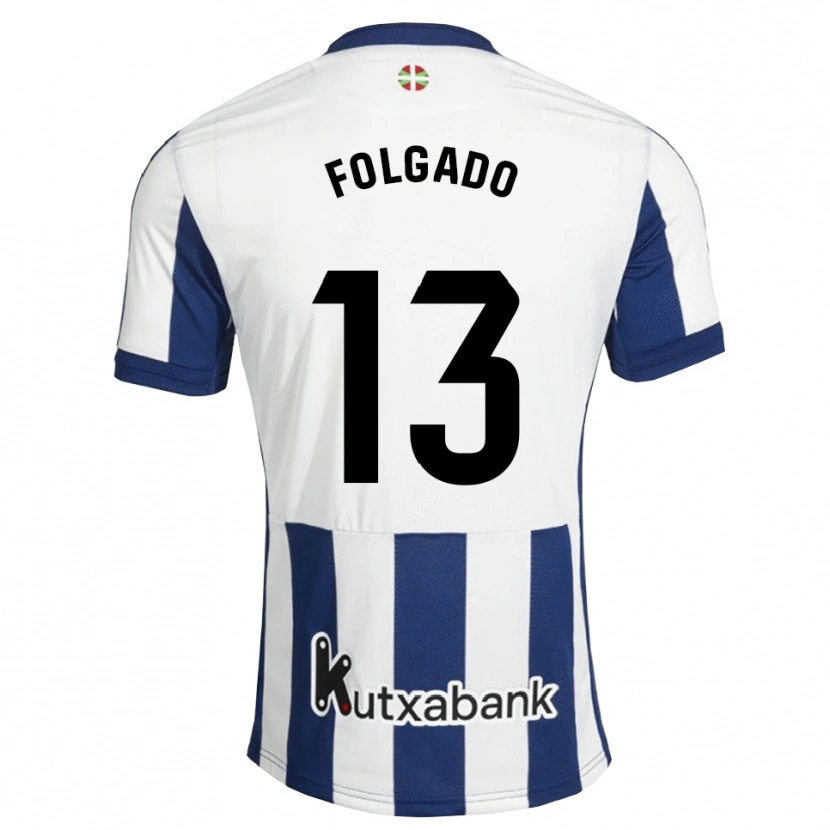 Danxen Kinder Theo Folgado #13 Marineweiß Goldrute Heimtrikot Trikot 2026/27 T-Shirt Österreich