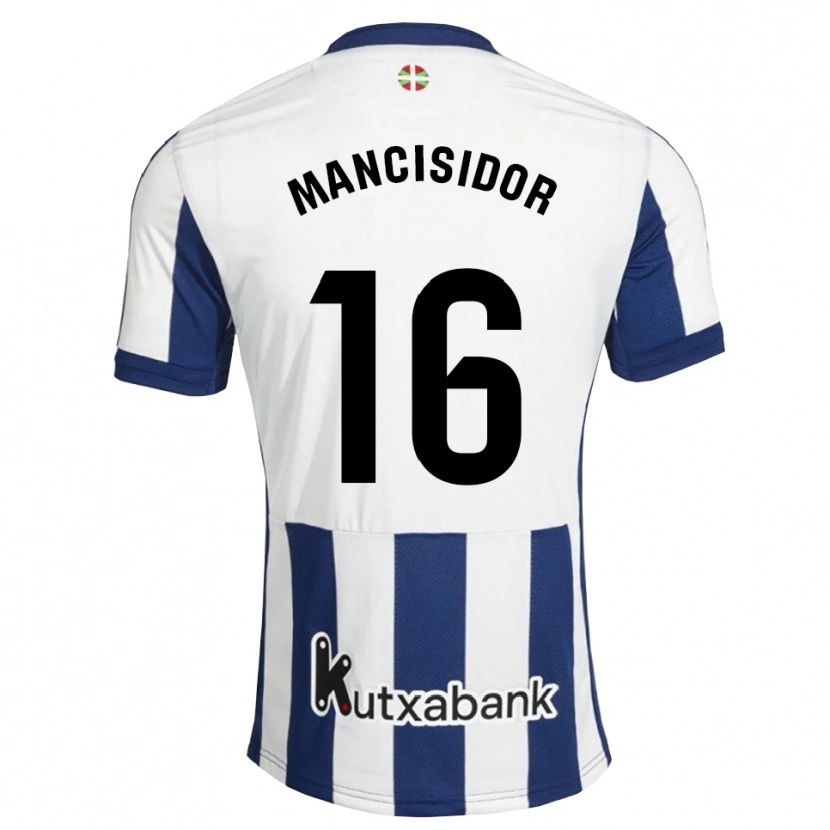 Danxen Kinder Beñat Mancisidor #16 Marineweiß Goldrute Heimtrikot Trikot 2026/27 T-Shirt Österreich