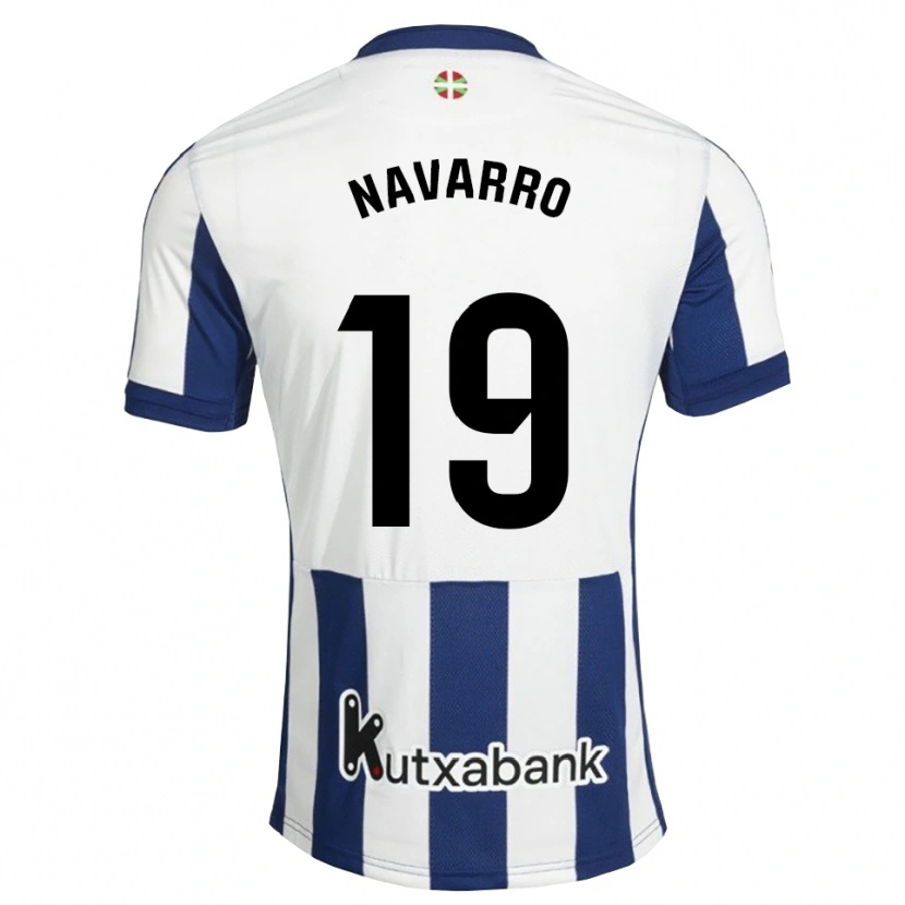 Danxen Kinder Lorena Navarro #19 Marineweiß Goldrute Heimtrikot Trikot 2026/27 T-Shirt Österreich