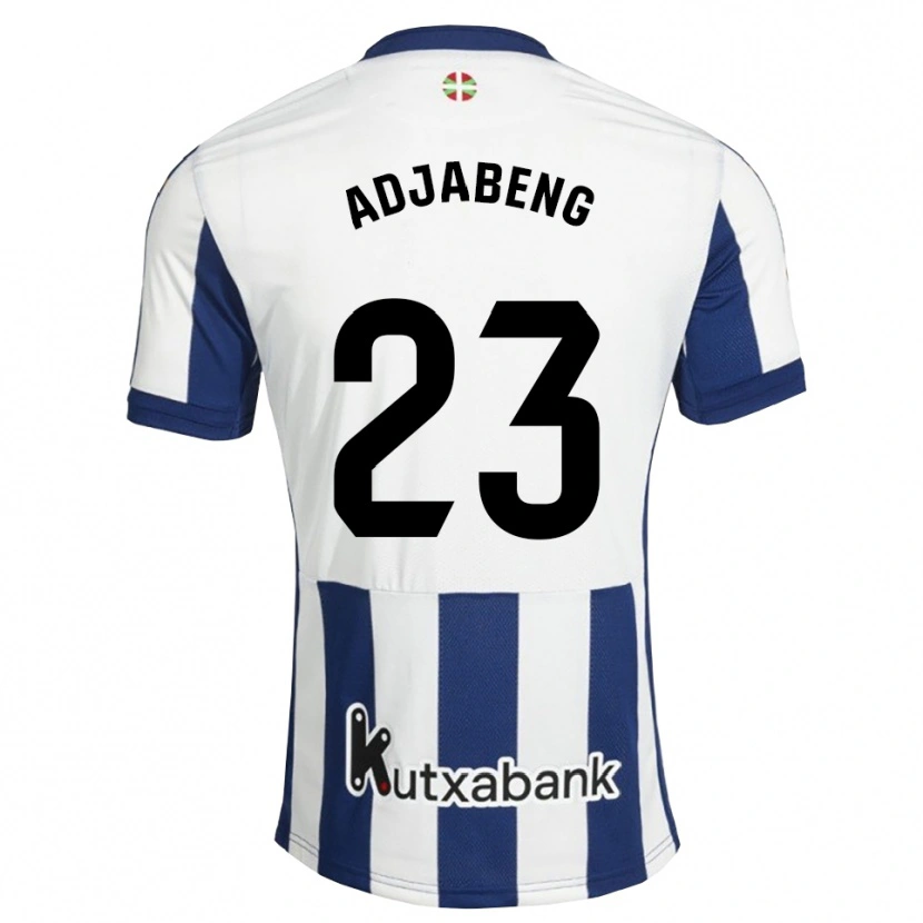 Danxen Kinder Andrews Adjabeng #23 Marineweiß Goldrute Heimtrikot Trikot 2026/27 T-Shirt Österreich