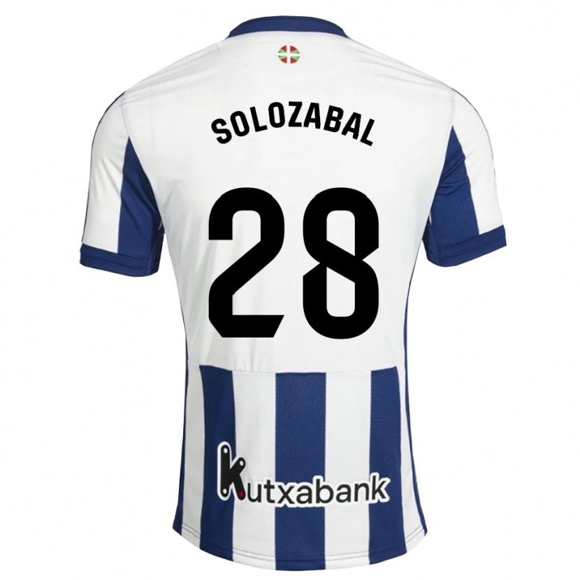 Danxen Kinder Malen Solozabal Ibarra #28 Marineweiß Goldrute Heimtrikot Trikot 2026/27 T-Shirt Österreich