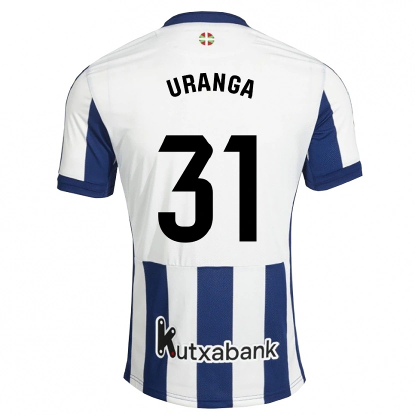 Danxen Kinder Haizea Uranga Agirre #31 Marineweiß Goldrute Heimtrikot Trikot 2026/27 T-Shirt Österreich