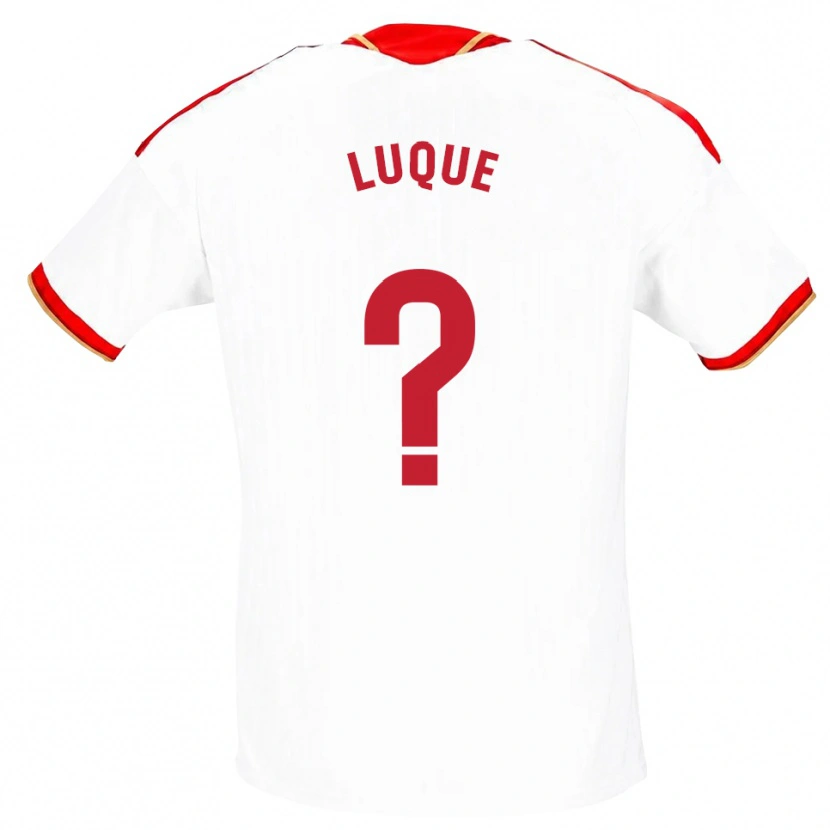 Danxen Kinder Bruno Luque #0 Weiß Rot Heimtrikot Trikot 2026/27 T-Shirt Österreich