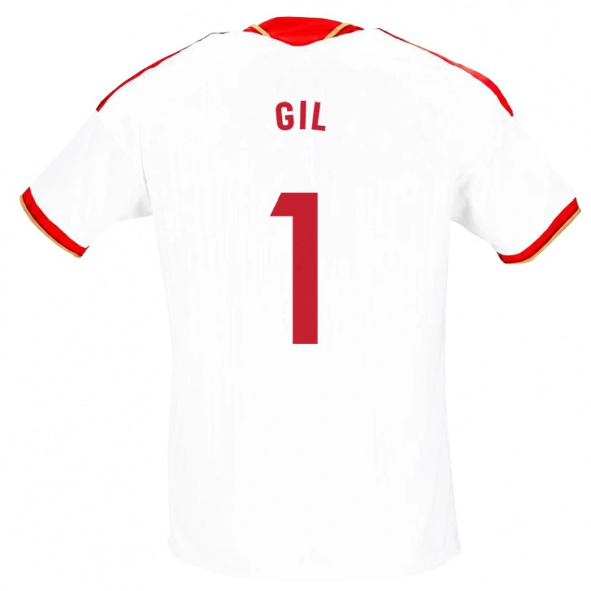 Danxen Kinder David Gil #1 Weiß Rot Heimtrikot Trikot 2026/27 T-Shirt Österreich