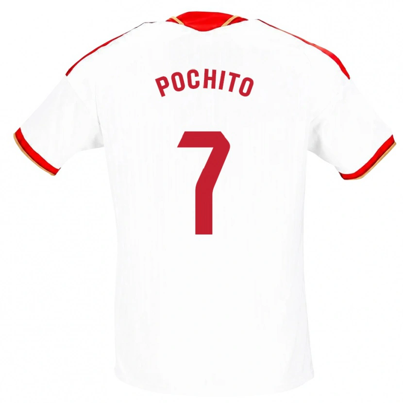 Danxen Kinder Pochito #7 Weiß Rot Heimtrikot Trikot 2026/27 T-Shirt Österreich