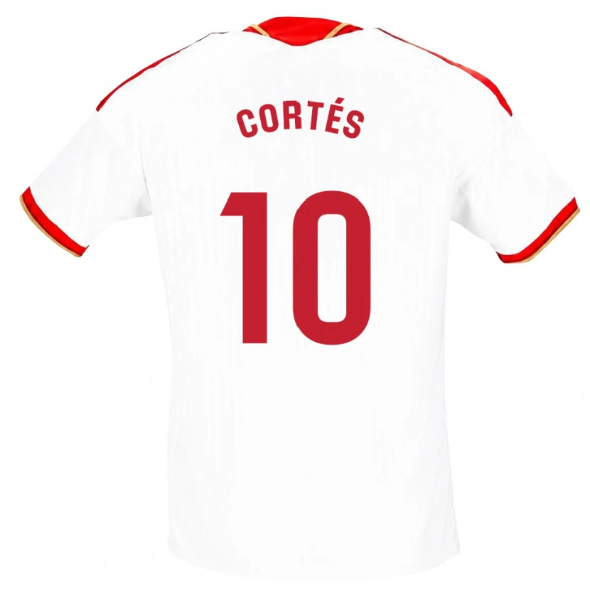 Danxen Kinder Millaray Cortés #10 Weiß Rot Heimtrikot Trikot 2026/27 T-Shirt Österreich