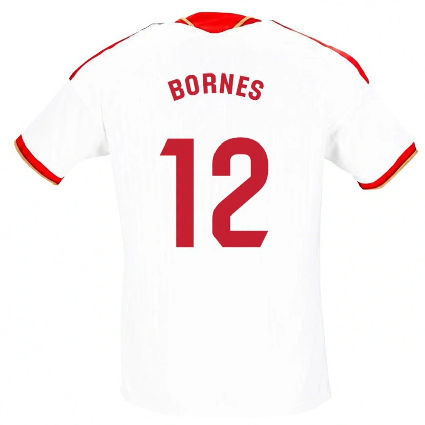 Danxen Kinder Pedro Bornes #12 Weiß Rot Heimtrikot Trikot 2026/27 T-Shirt Österreich