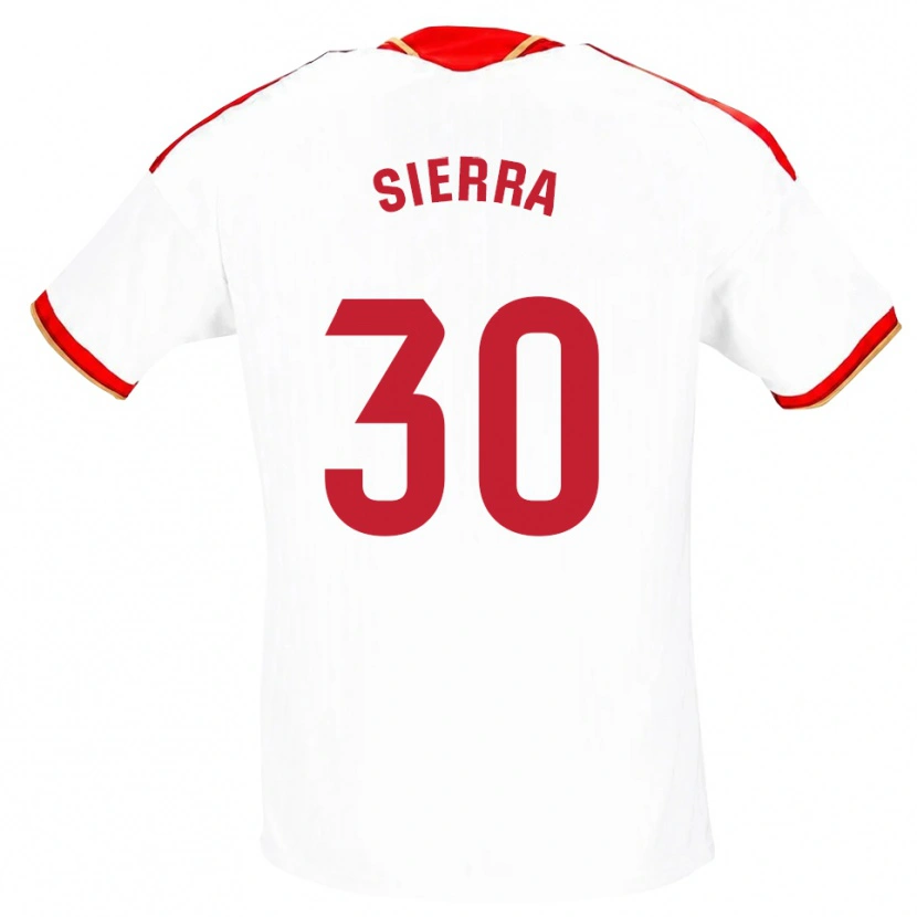 Danxen Kinder Miguel Sierra #30 Weiß Rot Heimtrikot Trikot 2026/27 T-Shirt Österreich