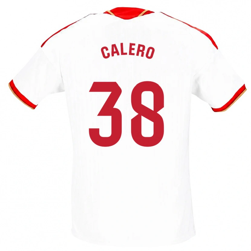 Danxen Kinder Josema Calero #38 Weiß Rot Heimtrikot Trikot 2026/27 T-Shirt Österreich