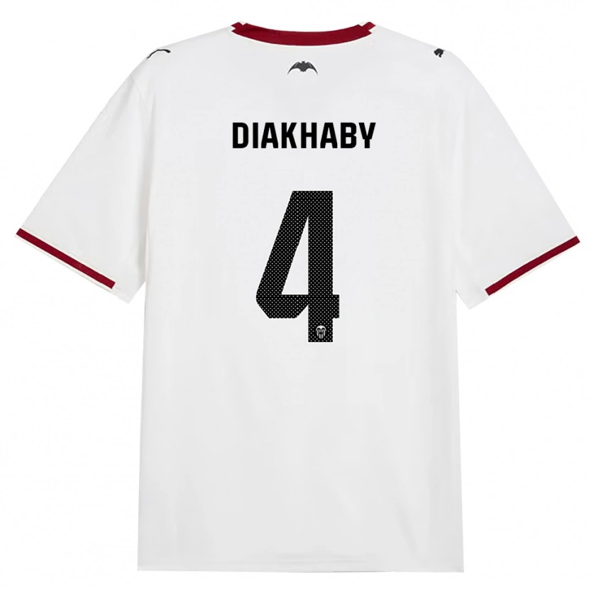 Danxen Kinder Mouctar Diakhaby #4 Schwarz Weiß Rot Gelb Heimtrikot Trikot 2026/27 T-Shirt Österreich