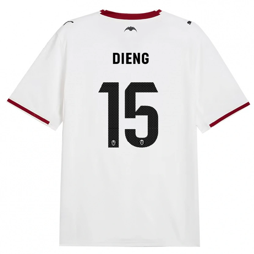 Danxen Kinder Aliou Dieng #15 Schwarz Weiß Rot Gelb Heimtrikot Trikot 2026/27 T-Shirt Österreich