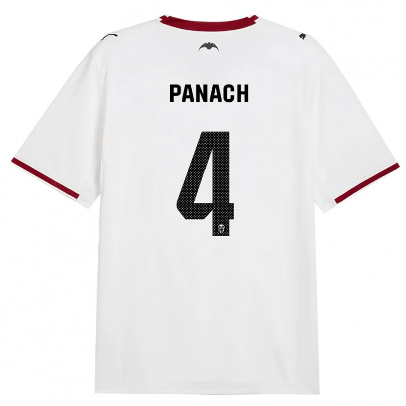 Danxen Kinder Alejandro Panach #4 Schwarz Weiß Rot Gelb Heimtrikot Trikot 2026/27 T-Shirt Österreich