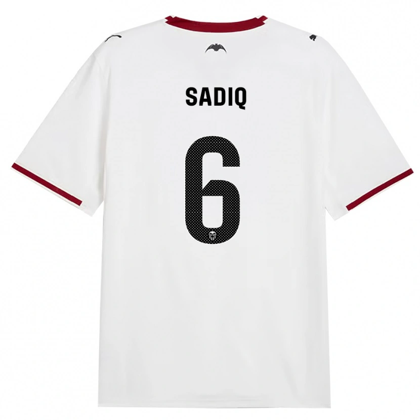 Danxen Kinder Umar Sadiq #6 Schwarz Weiß Rot Gelb Heimtrikot Trikot 2026/27 T-Shirt Österreich