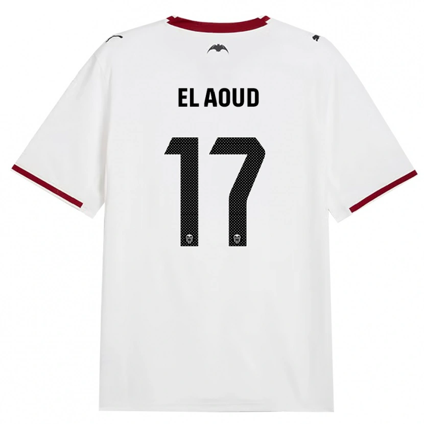 Danxen Kinder Ismail El Aoud #17 Schwarz Weiß Rot Gelb Heimtrikot Trikot 2026/27 T-Shirt Österreich