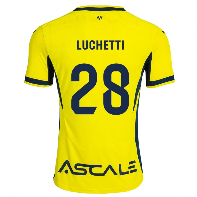 Danxen Kinder Danilo Luchetti #28 Gelb Schwarz Rot Heimtrikot Trikot 2026/27 T-Shirt Österreich