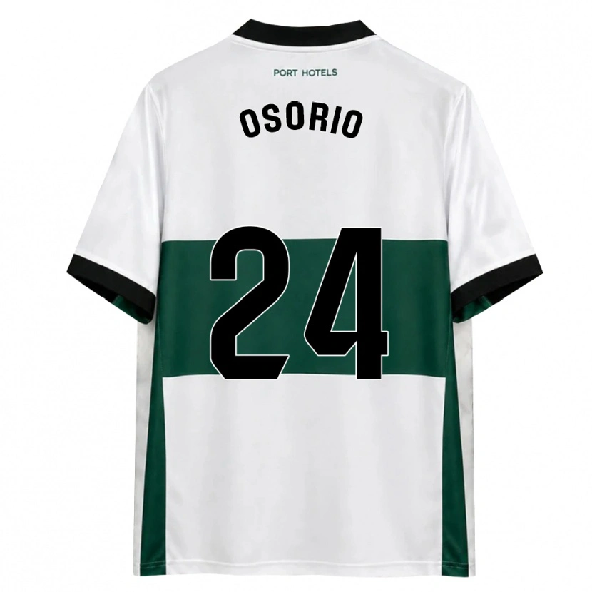 Danxen Kinder Abiel Osorio #24 Grün Weiß Rot Heimtrikot Trikot 2026/27 T-Shirt Österreich